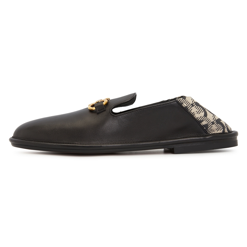 페라가모(FERRAGAMO) 노마딕 스토리즈 남성 로퍼 ALETE J NERO 0756909