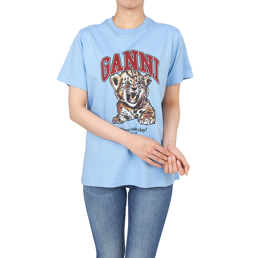 가니(GANNI) 반팔티셔츠 T4007 745