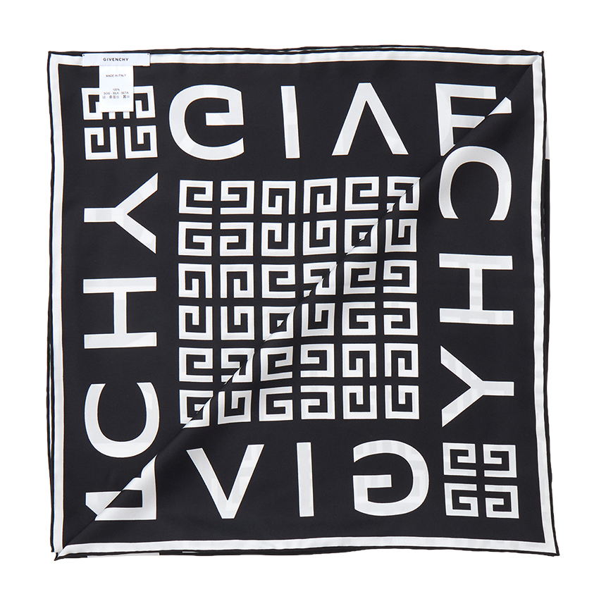 지방시(GIVENCHY) 실크 스카프 (남여공용) GW9090SS187 001