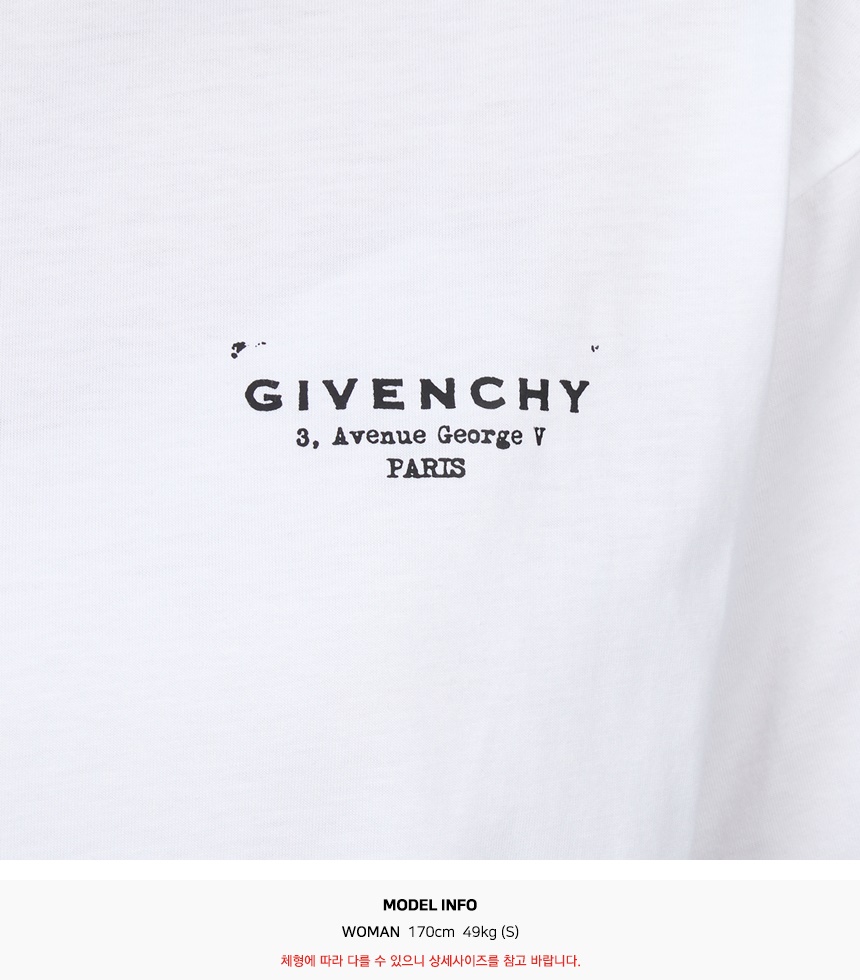 지방시키즈(GIVENCHY KIDS) 반팔티셔츠 (성인착용가능) H31075 10P