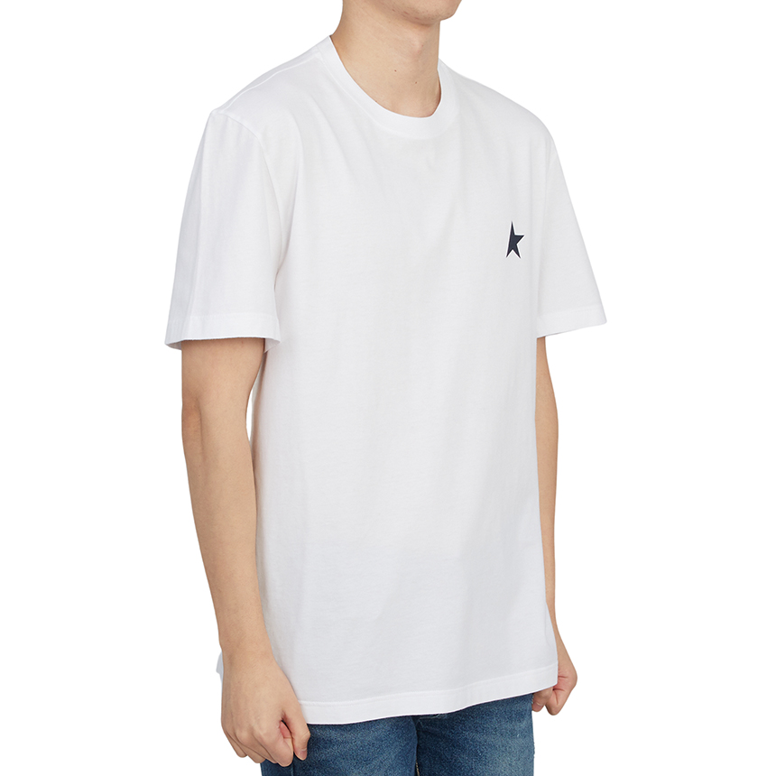 골든구스(GOLDEN GOOSE) 스타 컬렉션 남자 반팔티셔츠 레귤러핏 GMP01220 P000865 11443