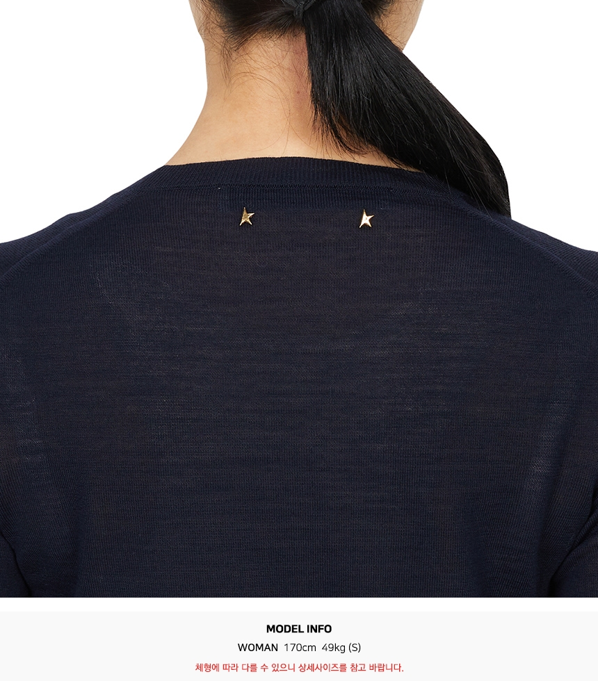 골든구스(GOLDEN GOOSE) 여성 니트 GWP00952 P000665 50501