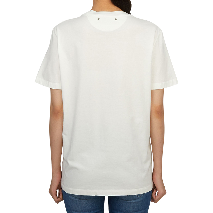 골든구스(GOLDEN GOOSE) 여성 반팔티셔츠 GWP01220 P000638 10363