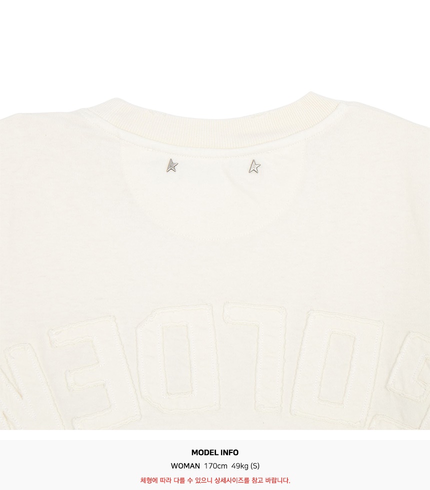 골든구스(GOLDEN GOOSE) 여성 반팔티셔츠 GWP01874 P001576 11560