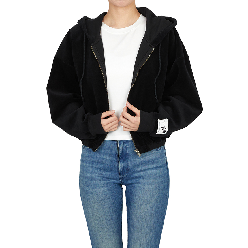 골든구스(GOLDEN GOOSE) 여성 후드 집업 GWP02327 P002130 90100