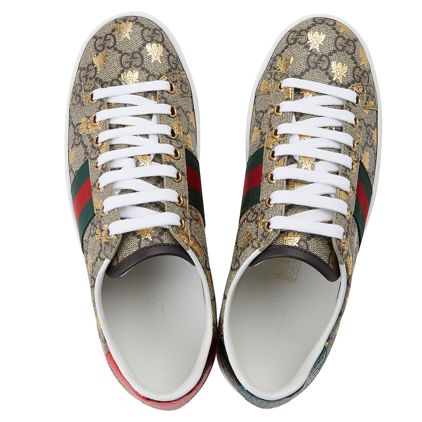 구찌(GUCCI) 에이스 GG 슈프림 꿀벌 여자 스니커즈 550051 9N050 8465
