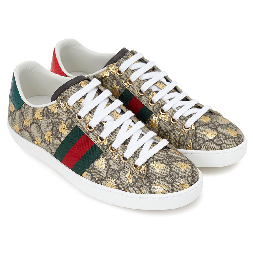 구찌(GUCCI) 에이스 GG 슈프림 꿀벌 여자 스니커즈 550051 9N050 8465