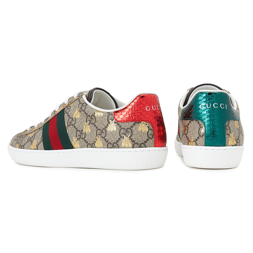 구찌(GUCCI) 에이스 GG 슈프림 꿀벌 여자 스니커즈 550051 9N050 8465
