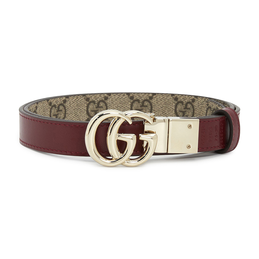 구찌(GUCCI) GG 마몽 여성 양면 벨트 659418 92TIG 9792