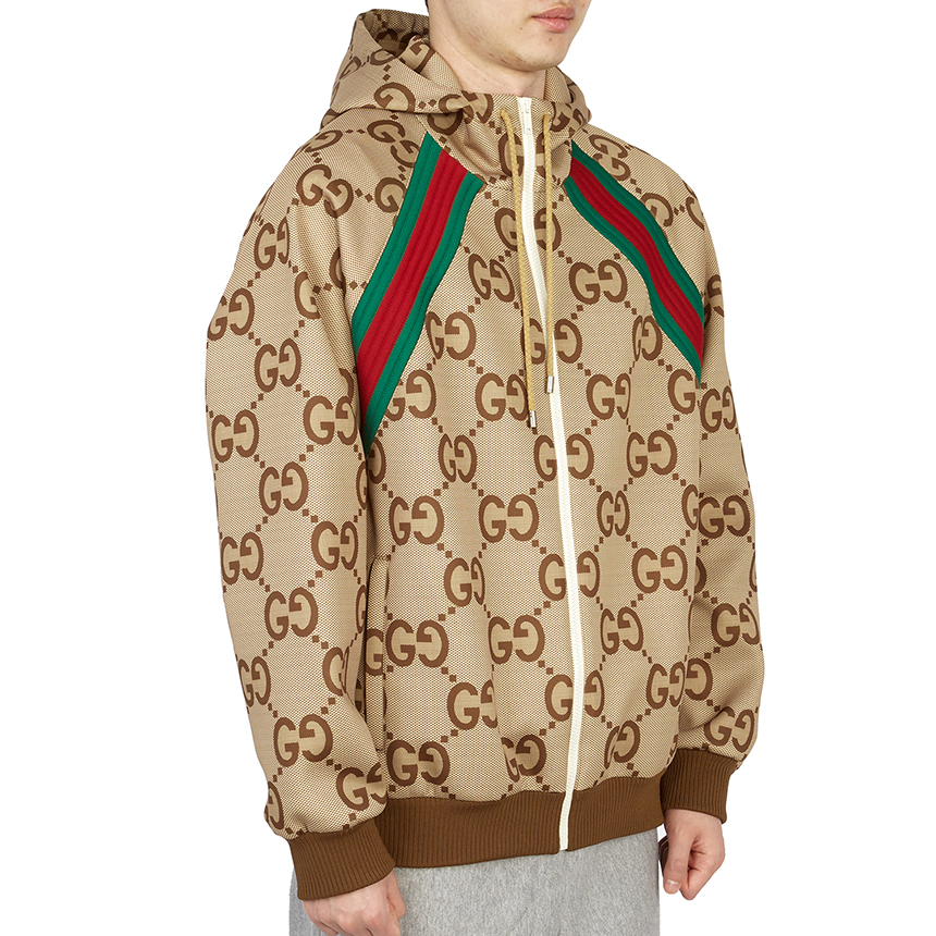 구찌(GUCCI) 코스모고니 웹 점보 GG 남자 후드 자켓 713974 XJETI 2270