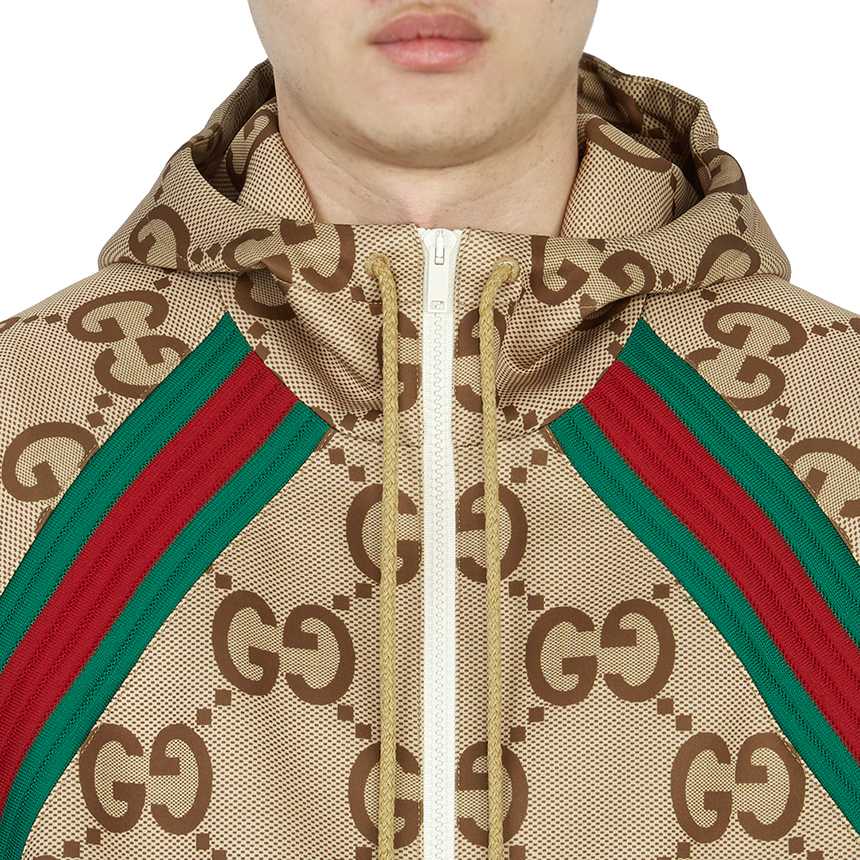 구찌(GUCCI) 코스모고니 웹 점보 GG 남자 후드 자켓 713974 XJETI 2270