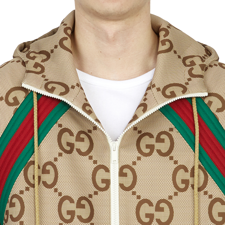 구찌(GUCCI) 코스모고니 웹 점보 GG 남자 후드 자켓 713974 XJETI 2270