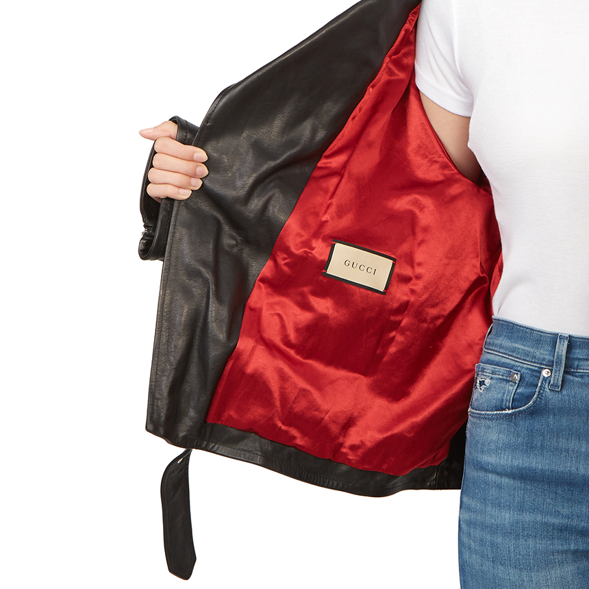 구찌(GUCCI) 여성 바이커 자켓 738809 XNAWF 1000