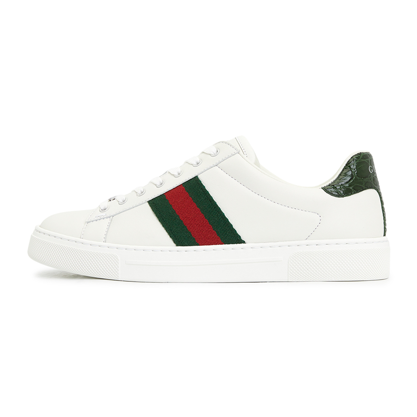 구찌(GUCCI) 에이스 웹 여성 스니커즈 757943 AACAG 9055
