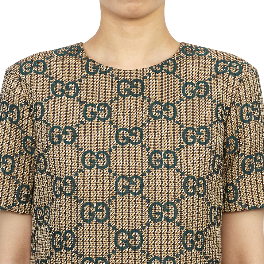구찌(GUCCI) 여성 반팔 미니 원피스 771431 ZAO94 9672