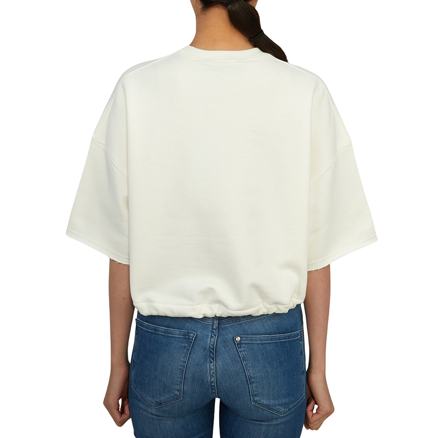 구찌(GUCCI) 여성 크롭 반팔티셔츠 773722 XJF8P 9088