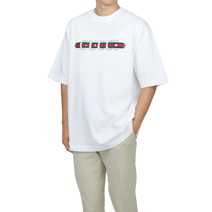 구찌(GUCCI) 남성 반팔티셔츠 784361 XJGKB 9074