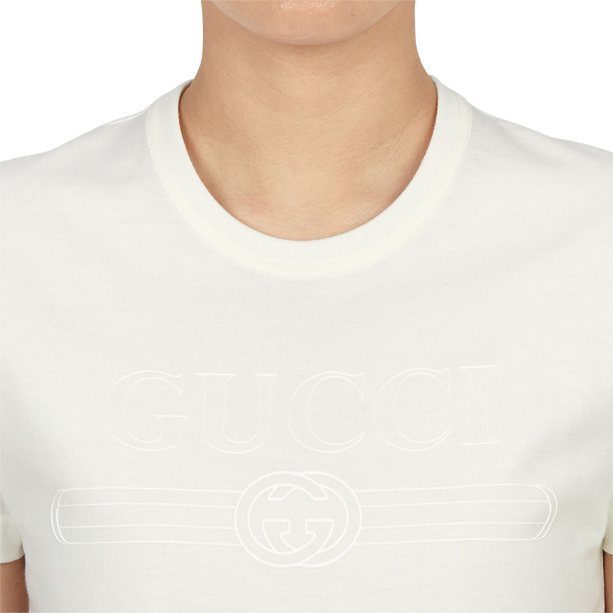구찌(GUCCI) 여성 반팔티셔츠 805285 XJHQ1 9750