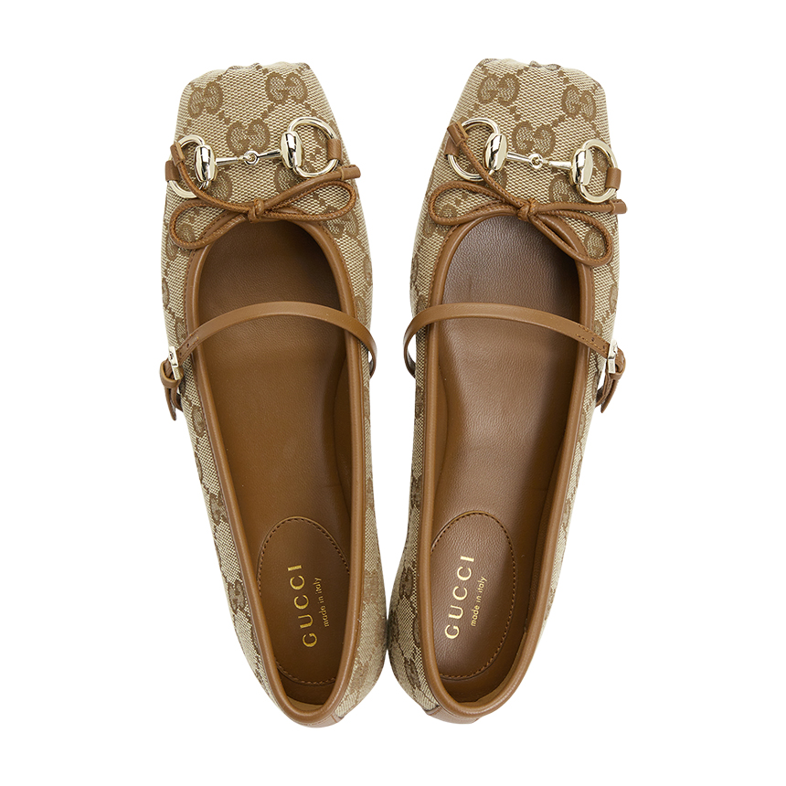 구찌(GUCCI) 홀스빗 여성 플랫슈즈 814321 FAD6C 9745