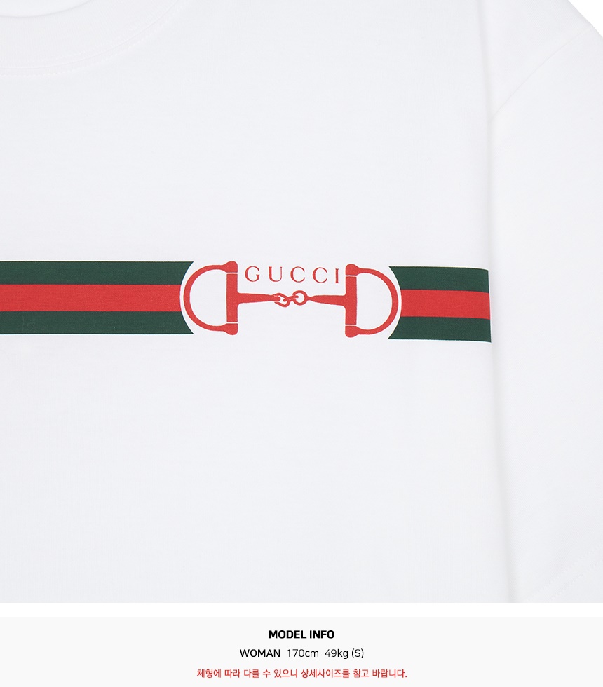구찌(GUCCI) 여성 반팔티셔츠 837959 XJHM5 9081