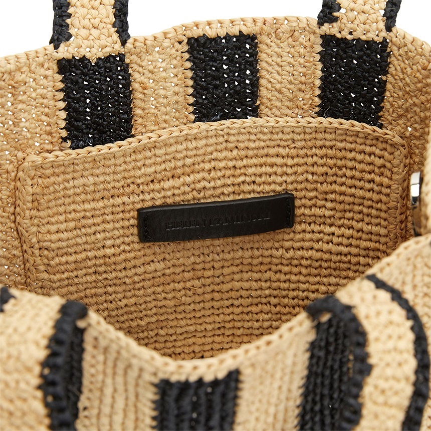 헬렌카민스키(HELEN KAMINSKI) 나미 라피아 여성 토트백 BAG51902 NATURAL CHARCOAL