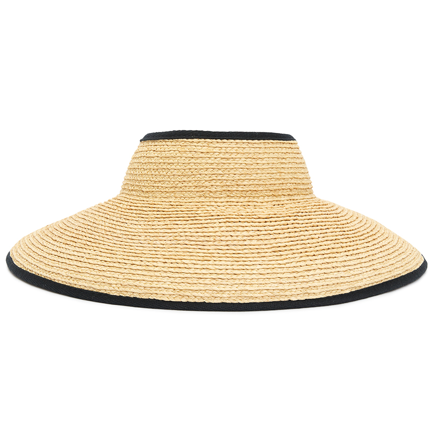 헬렌카민스키(HELEN KAMINSKI) 미타 바이저 모자 HAT50220 NATURAL MIDNIGHT