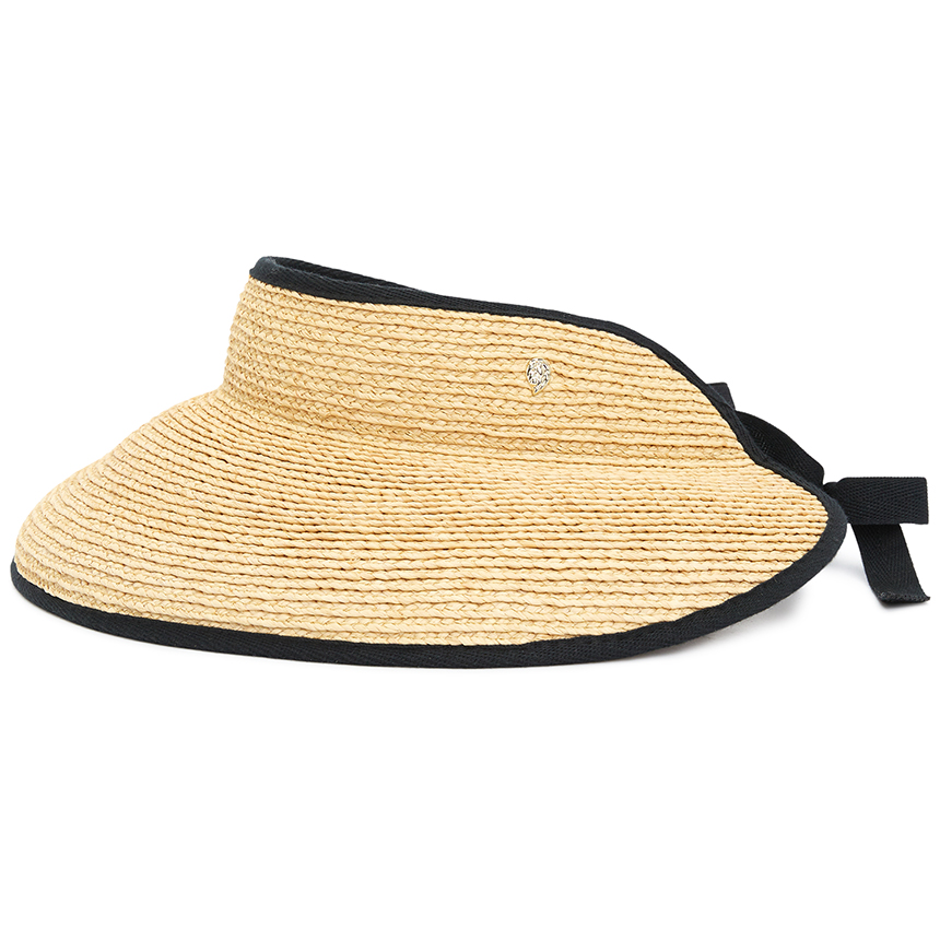 헬렌카민스키(HELEN KAMINSKI) 미타 바이저 모자 HAT50220 NATURAL MIDNIGHT