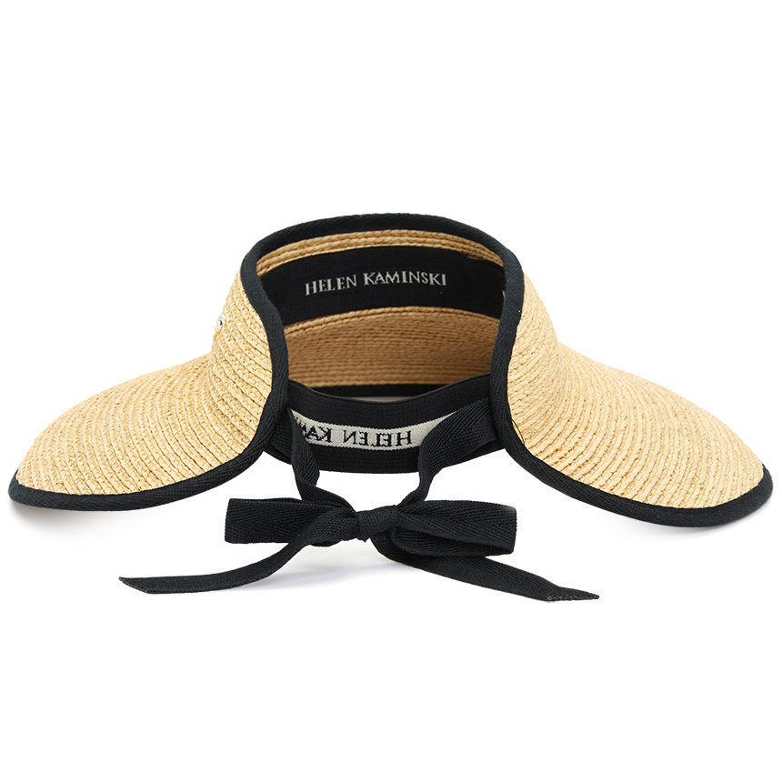 헬렌카민스키(HELEN KAMINSKI) 미타 바이저 모자 HAT50220 NATURAL MIDNIGHT