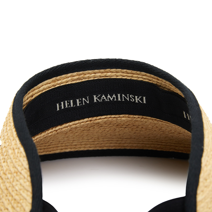 헬렌카민스키(HELEN KAMINSKI) 미타 바이저 모자 HAT50220 NATURAL MIDNIGHT
