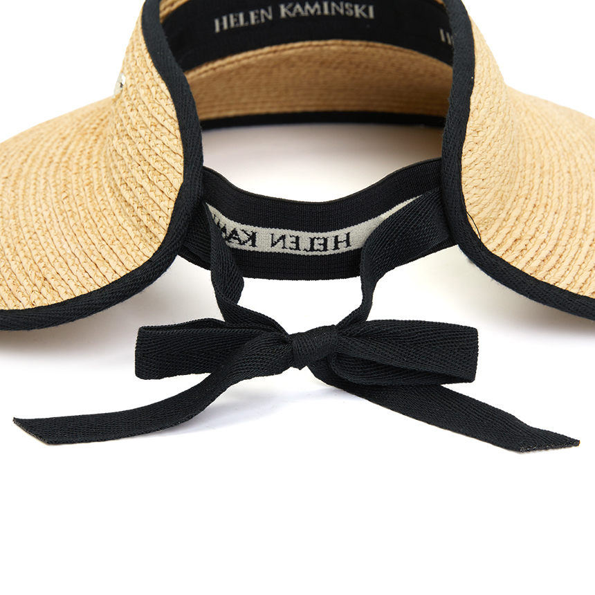 헬렌카민스키(HELEN KAMINSKI) 미타 바이저 모자 HAT50220 NATURAL MIDNIGHT