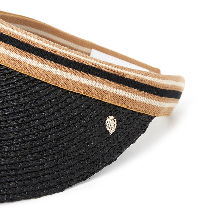 헬렌카민스키(HELEN KAMINSKI) 비앙카 여성 바이저 HAT50265 CHARCOAL BLACK STRIPE