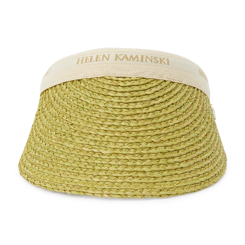 헬렌카민스키(HELEN KAMINSKI) 비앙카 여성 바이저 HAT50265 CHARTREUSE NATURAL LOGO