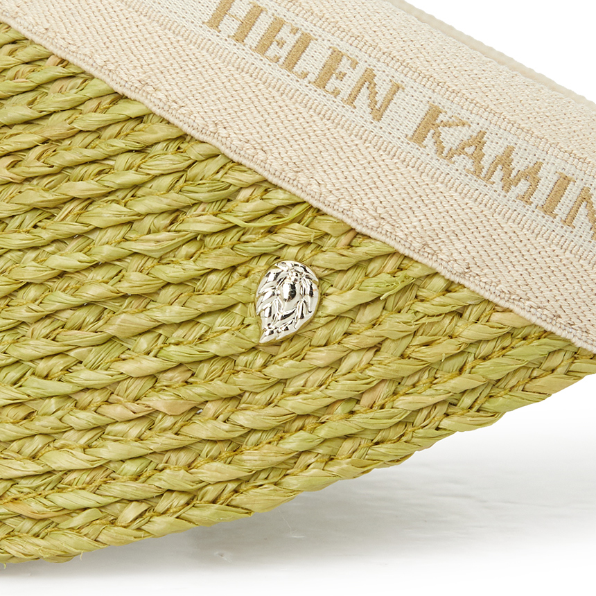 헬렌카민스키(HELEN KAMINSKI) 비앙카 여성 바이저 HAT50265 CHARTREUSE NATURAL LOGO