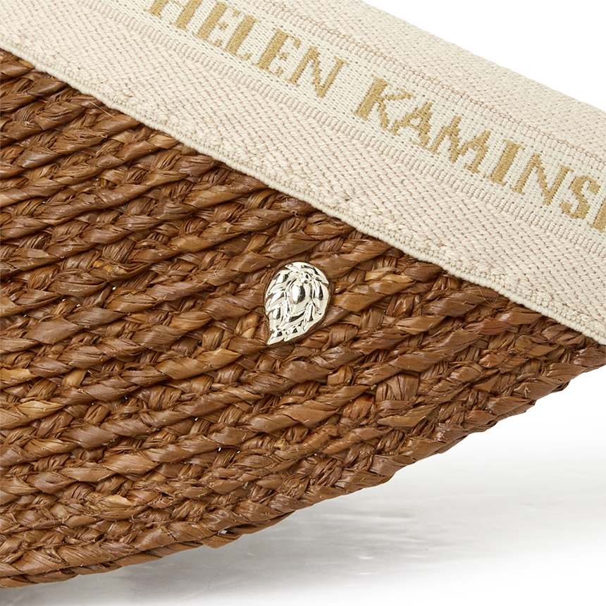헬렌카민스키(HELEN KAMINSKI) 비앙카 여성 바이저 HAT50265 NUTSHELL NATURAL LOGO