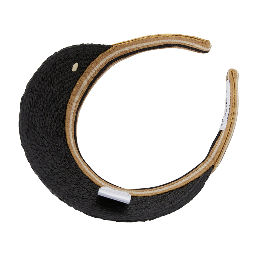헬렌카민스키(HELEN KAMINSKI) 비앙카 8 스트라이프 여성 바이저 HAT52203 CHARCOAL BLACK STRIPE