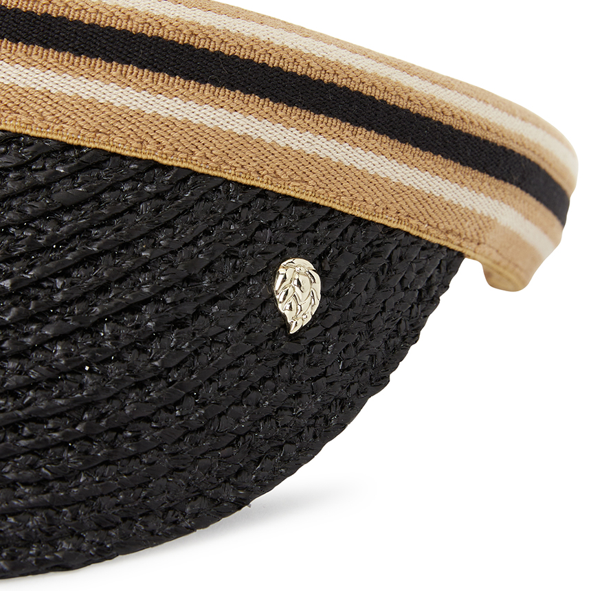 헬렌카민스키(HELEN KAMINSKI) 비앙카 8 스트라이프 여성 바이저 HAT52203 CHARCOAL BLACK STRIPE