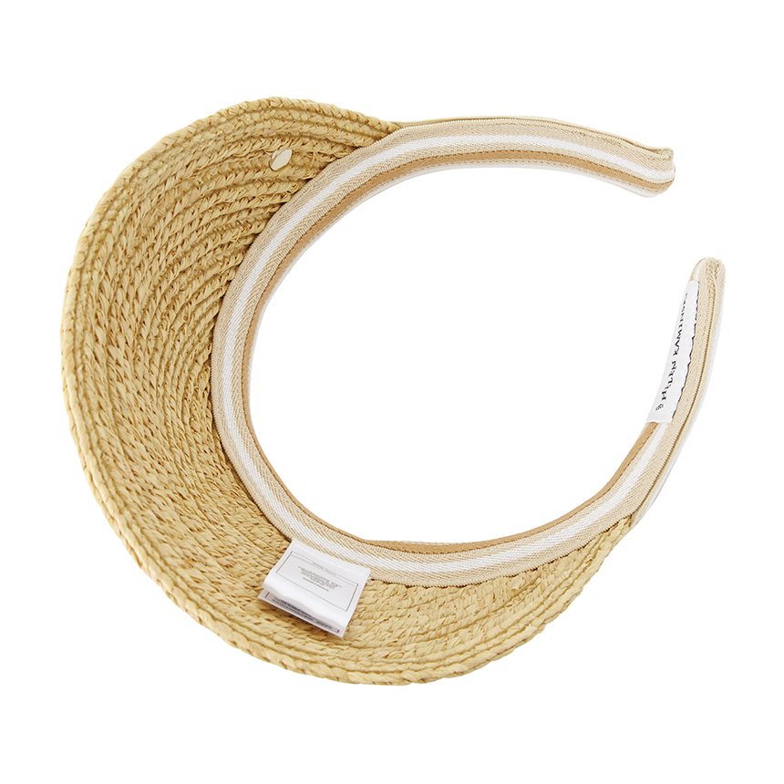헬렌카민스키(HELEN KAMINSKI) 비앙카 8 스트라이프 여성 바이저 HAT52203 NATURAL NOUGAT STRIPE