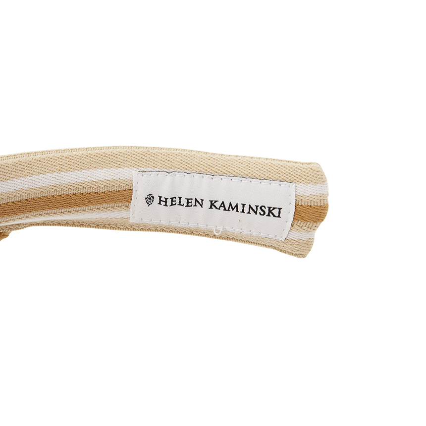 헬렌카민스키(HELEN KAMINSKI) 비앙카 8 스트라이프 여성 바이저 HAT52203 NATURAL NOUGAT STRIPE