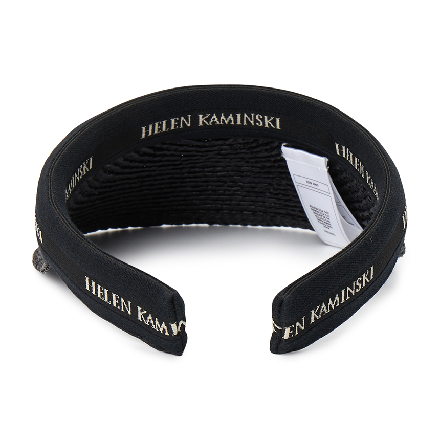 헬렌카민스키(HELEN KAMINSKI) 비앙카 8 여성 바이저 HAT52204 CHARCOAL BLACK LOGO