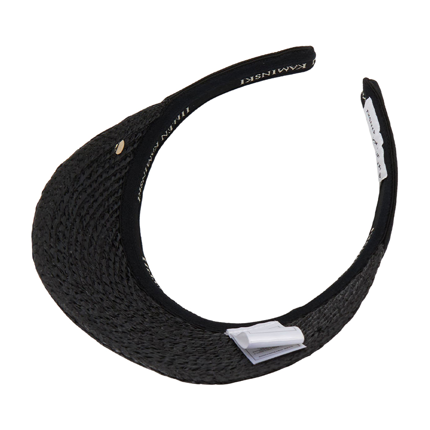 헬렌카민스키(HELEN KAMINSKI) 비앙카 8 여성 바이저 HAT52204 CHARCOAL BLACK LOGO