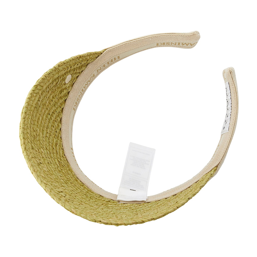 헬렌카민스키(HELEN KAMINSKI) 비앙카 8 여성 바이저 HAT52204 CHARTREUSE NATURAL LOGO