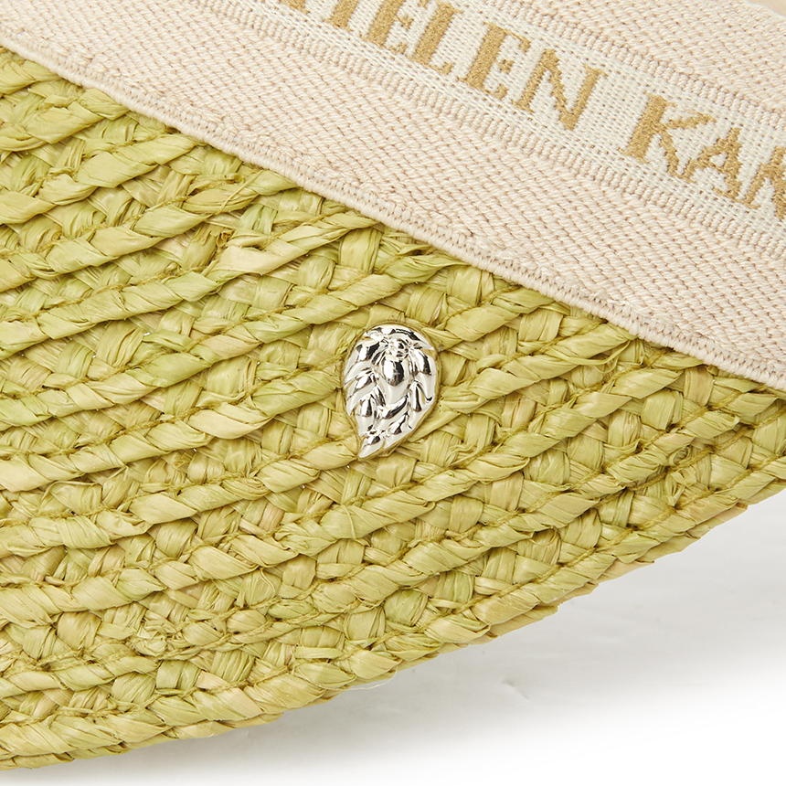 헬렌카민스키(HELEN KAMINSKI) 비앙카 8 여성 바이저 HAT52204 CHARTREUSE NATURAL LOGO