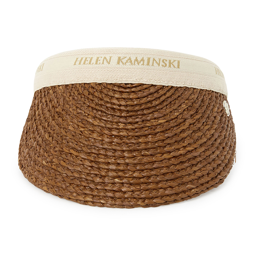 헬렌카민스키(HELEN KAMINSKI) 비앙카 8 여성 바이저 HAT52204 NUTSHELL NATURAL LOGO