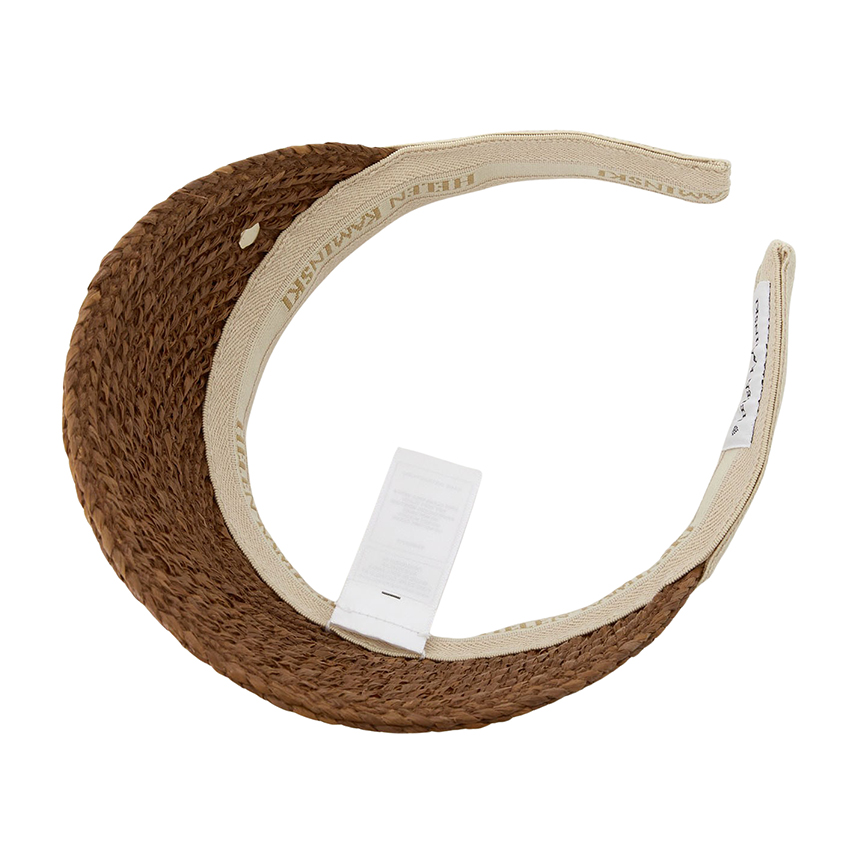 헬렌카민스키(HELEN KAMINSKI) 비앙카 8 여성 바이저 HAT52204 NUTSHELL NATURAL LOGO