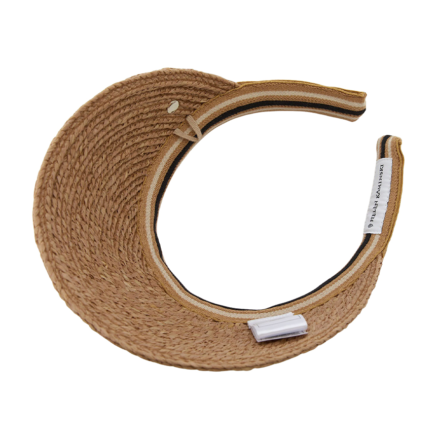 헬렌카민스키(HELEN KAMINSKI) 비앙카 10 스트라이프 여성 바이저 HAT52490 NOUGAT BLACK