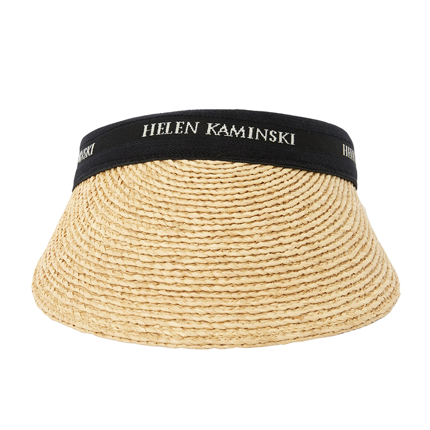 헬렌카민스키(HELEN KAMINSKI) 비앙카 여성 바이저 HAT52491 NATURAL BLACK