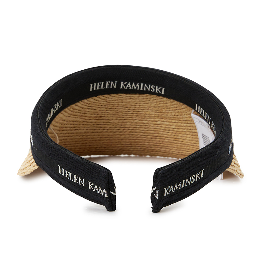 헬렌카민스키(HELEN KAMINSKI) 비앙카 여성 바이저 HAT52491 NATURAL BLACK