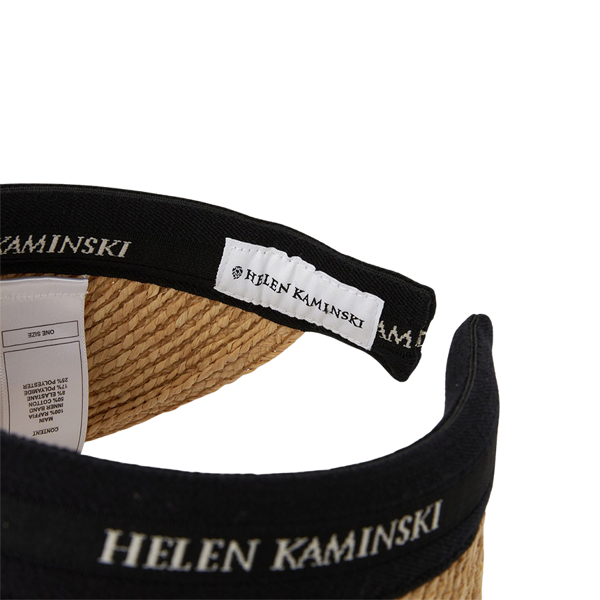 헬렌카민스키(HELEN KAMINSKI) 비앙카 12 여성 바이저 HAT52493 NATURAL BLACK