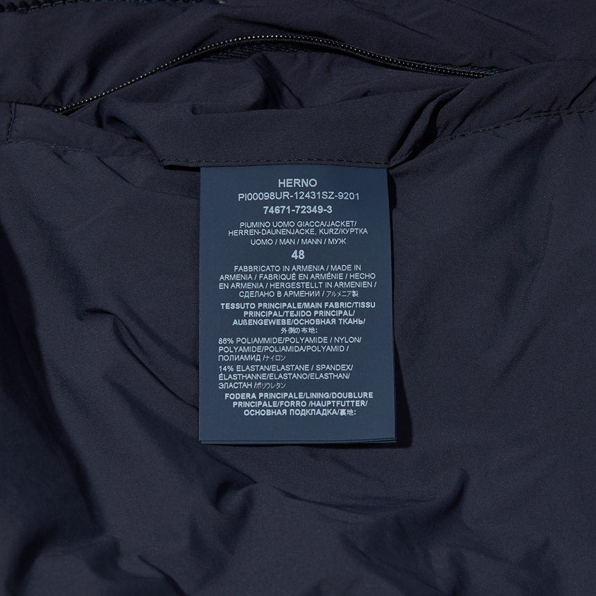 에르노(HERNO) 남성 패딩 점퍼 PI00098UR 12431SZ 9201