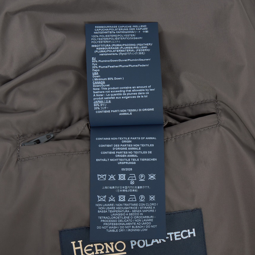 에르노(HERNO) 남성 패딩 점퍼 PI001140U 12004Z 9460